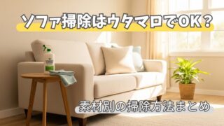 ソファ掃除にウタマロ？使い方と素材別掃除方法まとめ 