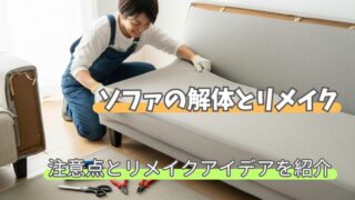 ソファの解体とリメイク術！DIY手順とアイデアをわかりやすく紹介 
