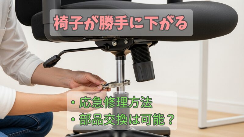 椅子が下がる悩みを解決！ホースバンドでの応急処置ガイド 