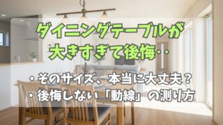 ダイニングテーブルが大きすぎて後悔したリアルな声と気をつけたい選び方 